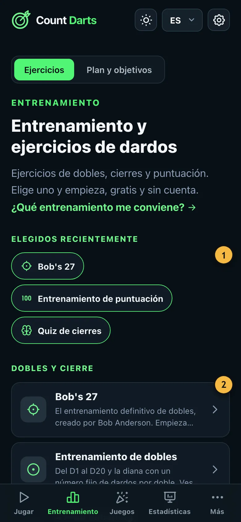 Resumen del entrenamiento con los grupos dobles y cierre y aprender rutas de cierre